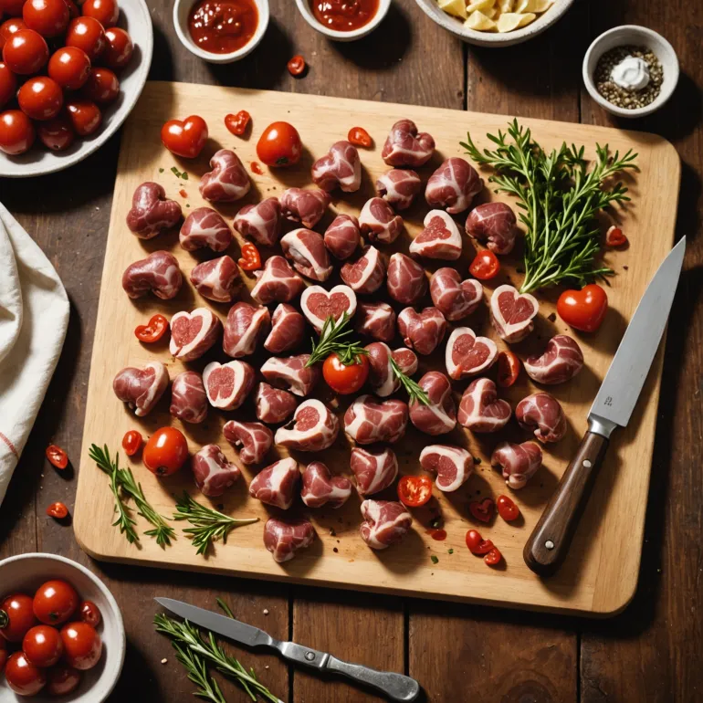 Мастерство в приготовлении необычных блюд: как чистить куриные сердечки и готовить лепешки из муки и воды